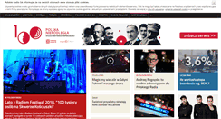 Desktop Screenshot of polskieradio.pl